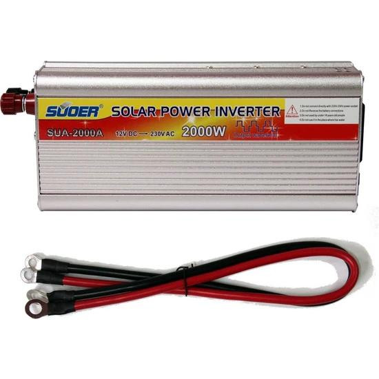 Інвертор (перетворювач) 12В/220В Altek ASK12 1000VA/800W 109415